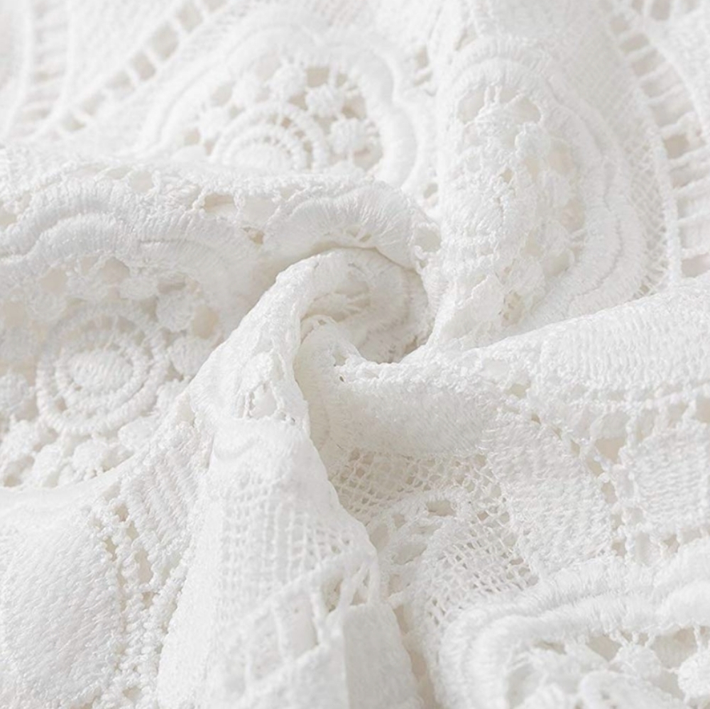 New Crochet Embroidered Lace top - Picture 7 of 8